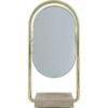 AYTM Angui Pöytäpeili 35 Cm , Kulta 1 AYTM Angui Pöytäpeili 35 Cm , Kulta -Lastenhuoneen sisustus aytm angui table mirror gold travertine h35 cm 1