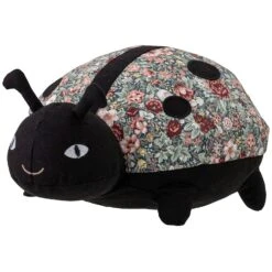 Bloomingville Nova Pehmeä Lelu, Pellava / Puuvilla -Lastenhuoneen sisustus bloomingville nova soft toy black linen 3