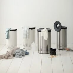 Brabantia Pyykkikori 60L, Teräs -Lastenhuoneen sisustus brabantia brabantia pyykkikori 60l 3