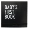 Design Letters Baby´s First Book, Kirja, Musta -Lastenhuoneen sisustus design letters babys first book kirja musta 0