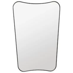 Gubi F.A. 33 Seinäpeili Black Brass, 54x80 Cm