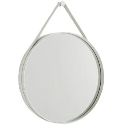 Hay Strap Peili No2 Ø50 Cm, Vaaleanharmaa