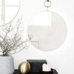 House Doctor The Loop Mirror, 32cm, Messinki -Lastenhuoneen sisustus house doctor the loop peili 32cm messinki 3