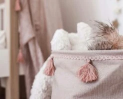 JaBaDaBaDo Säilytyskori 40 Cm, Harmaa -Lastenhuoneen sisustus jabadabado storage basket 6