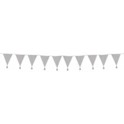 Lastenhuoneen sisustus -Lastenhuoneen sisustus jabadabado textile bunting grey 6