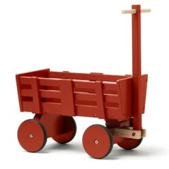 Kids Concept Carl Larsson Nukenvaunu, Tummanpunainen