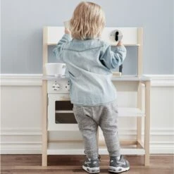 Kids Concept Kids Bistro Leikkikeittiö, Valkoinen -Lastenhuoneen sisustus kids concept kids bistro leikkikeittio valkoinen 3