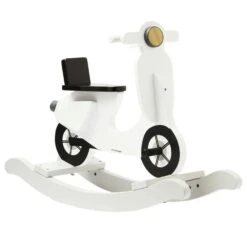 Kids Concept Scooter Keinuhevonen, Valkoinen