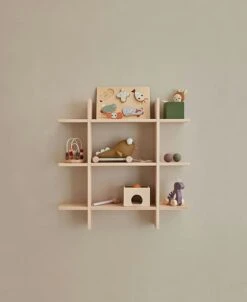 Lastenhuoneen sisustus -Lastenhuoneen sisustus kids concept wallshelf saga blonde 1
