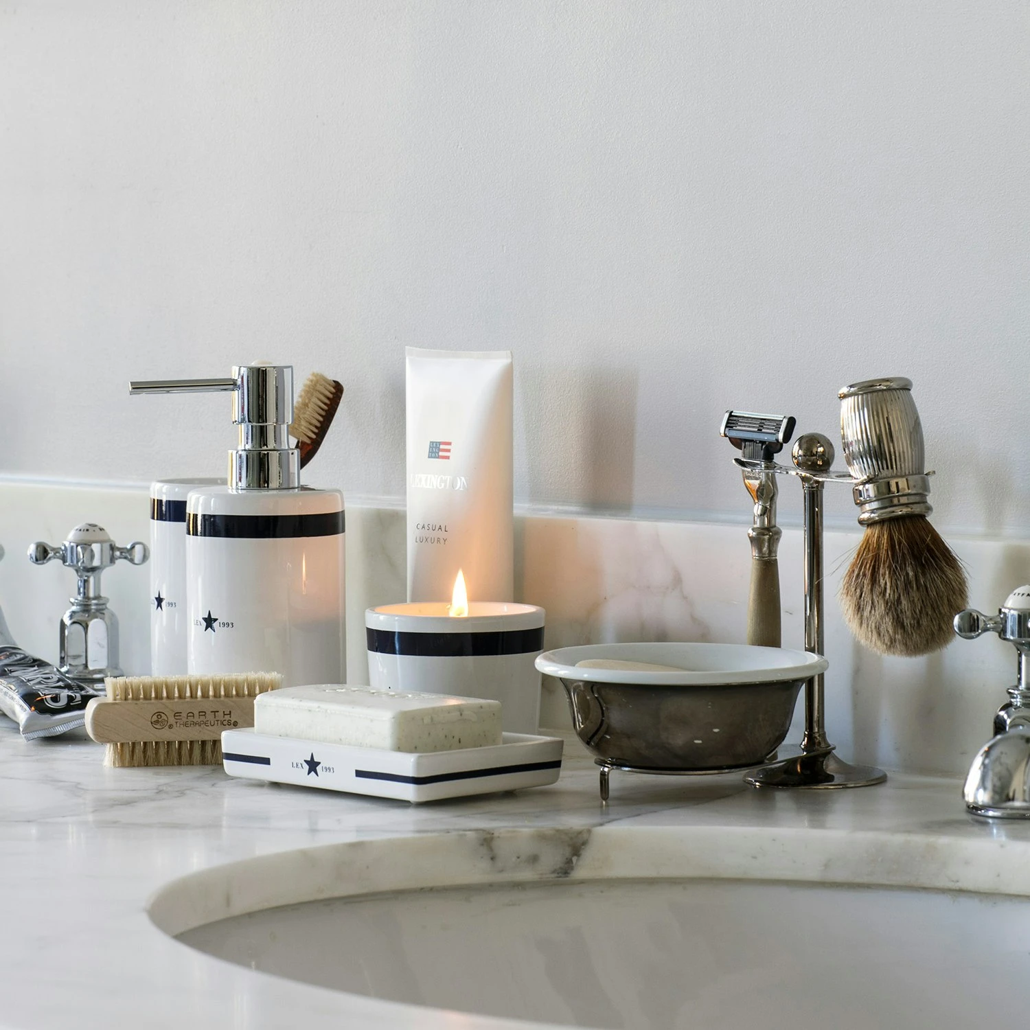 Lexington Earthenware Saippua-Annostelija, Beige 5 Lexington Earthenware Saippua-Annostelija, Beige - Image 3