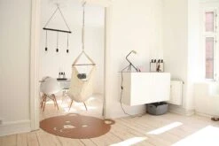 LIND DNA Bear XXL Lattiamatto, Nature -Lastenhuoneen sisustus lind dna bear floor mat xxl bull brown 4