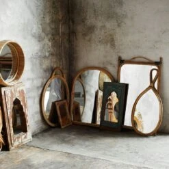 Madam Stoltz Peili Bambu, 22x48 Cm 7 Madam Stoltz Peili Bambu, 22x48 Cm -Lastenhuoneen sisustus madam stoltz peili bambu 22x48 cm 2