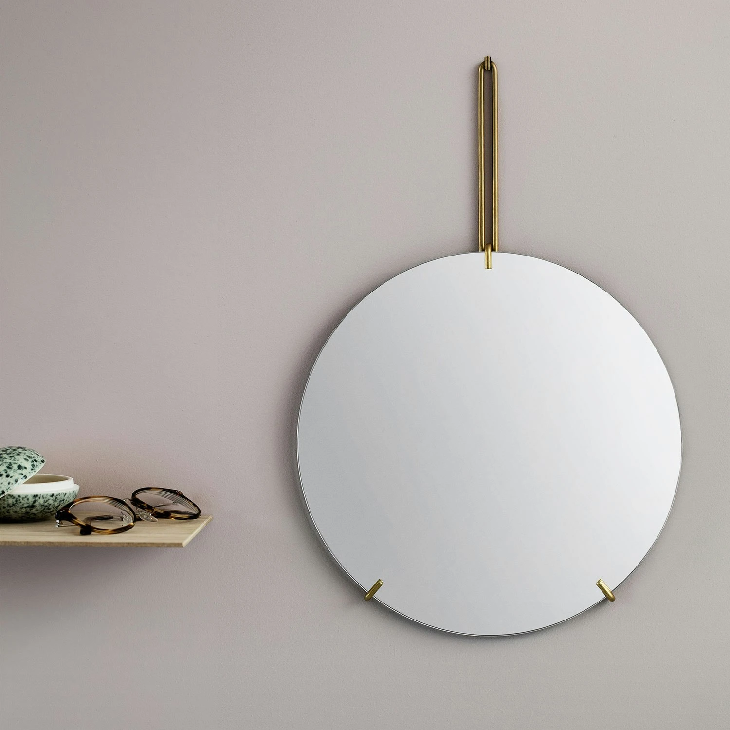 Moebe Wall Mirror, Brass 7 Moebe Wall Mirror, Brass - Image 5