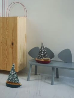 Nofred Harbor Puulelu 23x30, Petroleum -Lastenhuoneen sisustus nofred harbour laiva 5