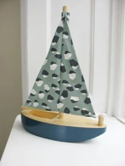 Nofred Harbor Puulelu 23x30, Petroleum -Lastenhuoneen sisustus nofred harbour laiva 8