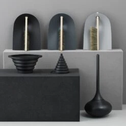 Normann Copenhagen Ballo WC-Harjan Vaihtopää 48,5 Cm, Harmaa -Lastenhuoneen sisustus normann copenhagen ballo harjanpaa wc harjalle 485 cm musta 3 1