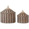 OYOY Circus Korit 2 Palaa, Nutmeg 1 OYOY Circus Korit 2 Palaa, Nutmeg -Lastenhuoneen sisustus oyoy circus basket set of 2 blue 2