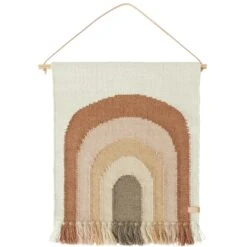 OYOY Follow The Rainbow Seinäkoriste 55x69 Cm, Choko