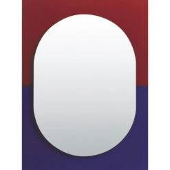 Wander Seinäpeili 67x90 Cm, Liila / Ruskea