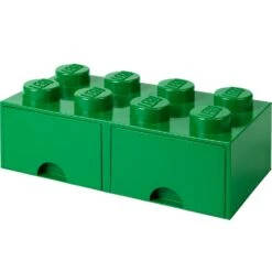 Room Copenhagen LEGO® Säilytys 2 Laatikolla 8 Nuppia, Tummanvihreä