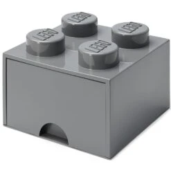 Room Copenhagen LEGO® Laatikko 4 Nuppia, Dark Stone Grey