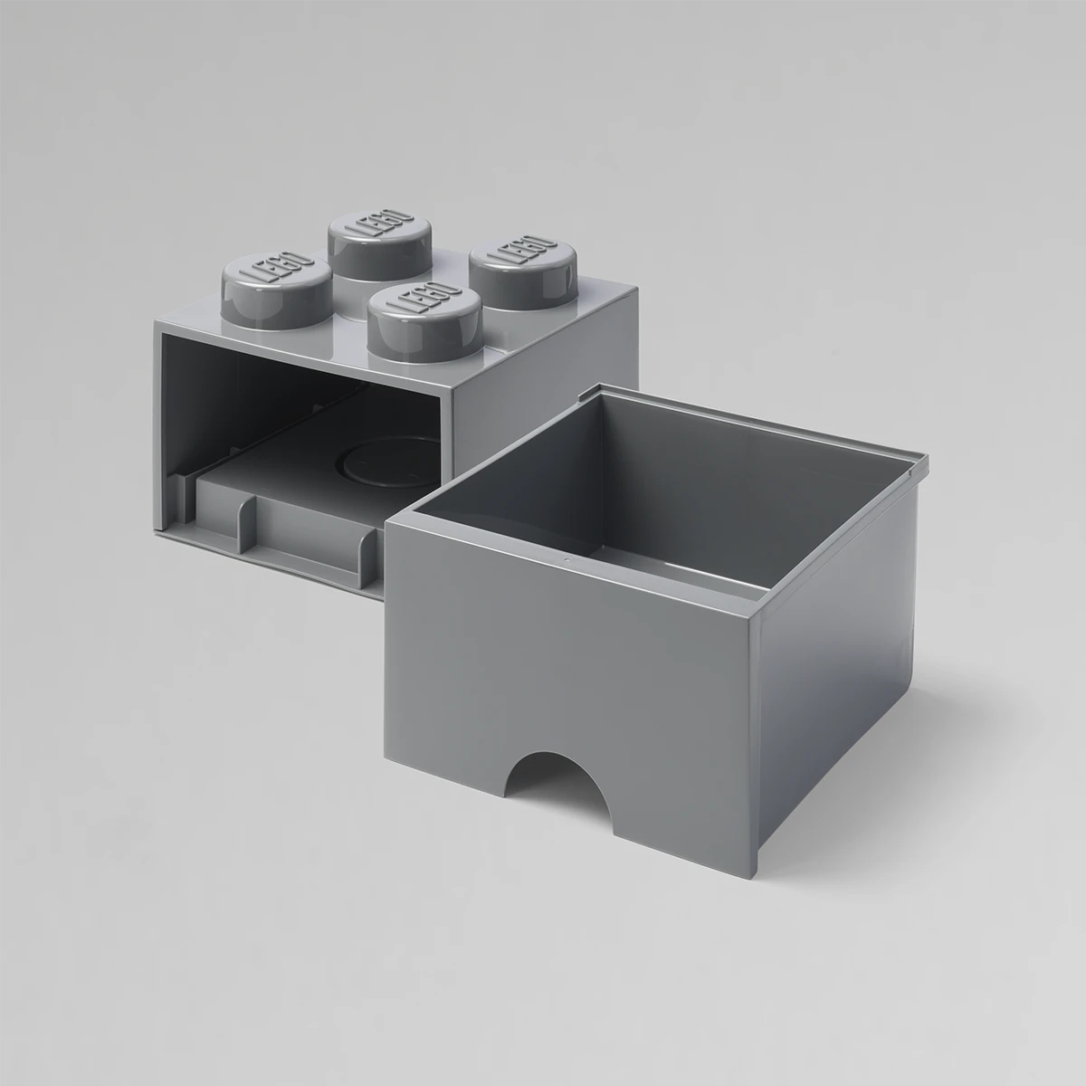 Room Copenhagen LEGO® Laatikko 4 Nuppia, Dark Stone Grey 4 Room Copenhagen LEGO® Laatikko 4 Nuppia, Dark Stone Grey - Image 2