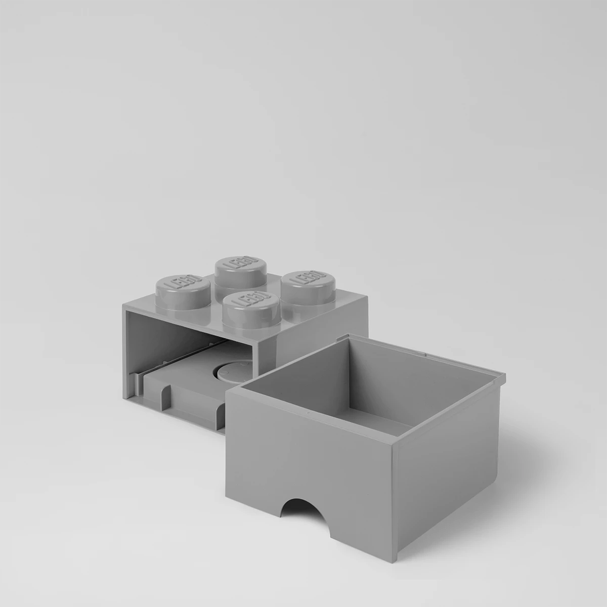 Room Copenhagen LEGO® Laatikko 4 Nuppia, Medium Stone Grey 4 Room Copenhagen LEGO® Laatikko 4 Nuppia, Medium Stone Grey - Image 2