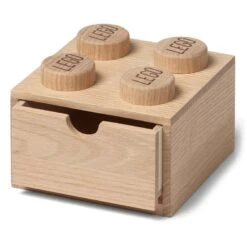 Room Copenhagen LEGO® Laatikko 4 Nuppia, Saippuoitu Tammi