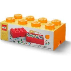 Room Copenhagen LEGO® Laatikko 8 Nuppia, Bright Orange 8 Room Copenhagen LEGO® Laatikko 8 Nuppia, Bright Orange -Lastenhuoneen sisustus room copenhagen lego storage brick 8 light purple 6