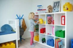 Room Copenhagen LEGO® Laatikko Pää Collection 3 Palaa, Silly -Lastenhuoneen sisustus room copenhagen lego storage head collection silly 1