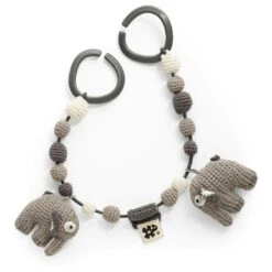 Sebra Fanto The Elephant Lastenvaunujen Ketju, Classic Grey