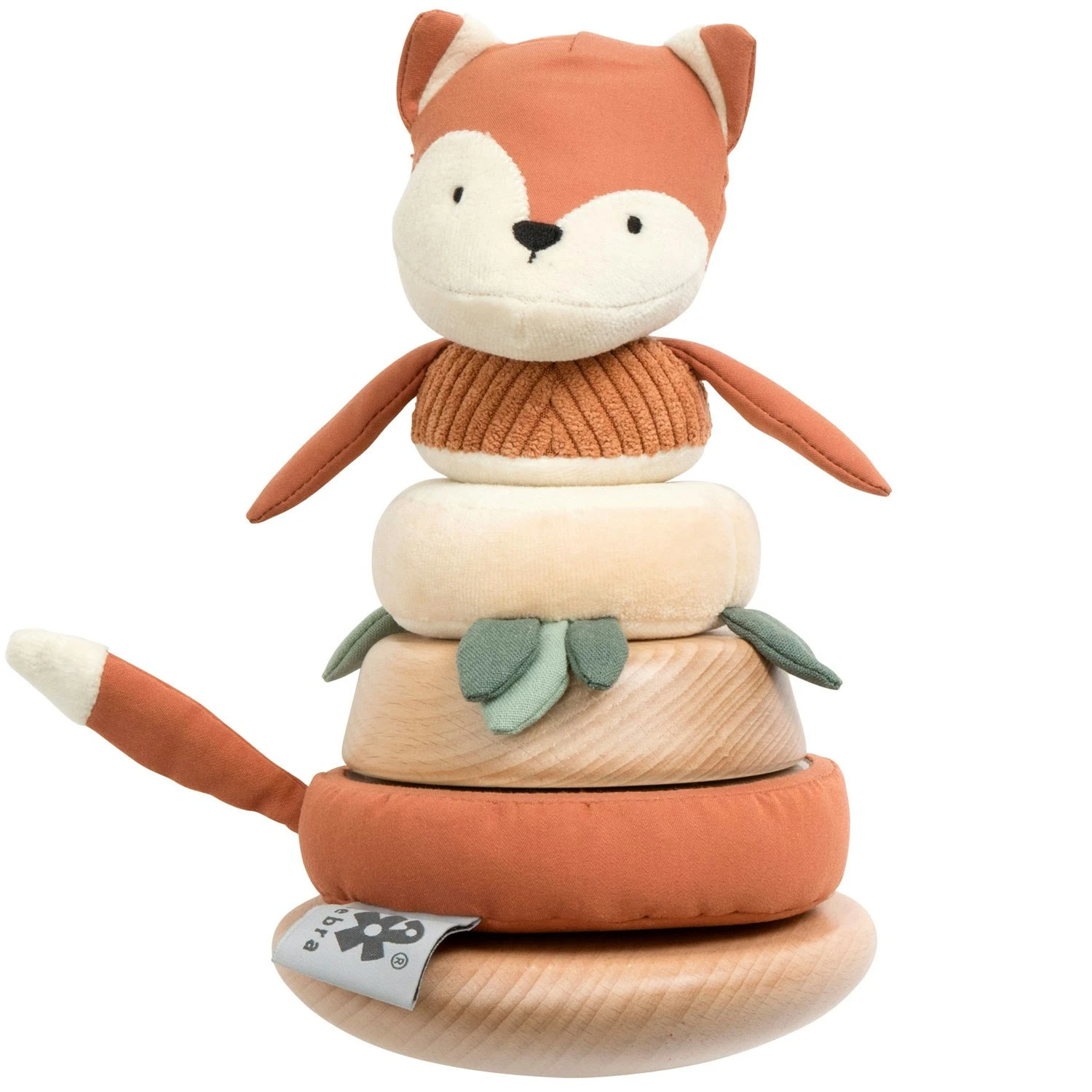 Sebra Sparky The Fox Stacking & Tilting Aktiviteettilelu 2-in-1, Fox Tail Red 3 Sebra Sparky The Fox Stacking & Tilting Aktiviteettilelu 2-in-1, Fox Tail Red