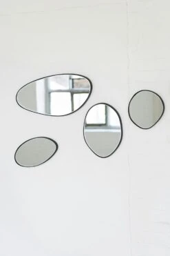 Serax B Mirror Black, 29,5x16 Cm -Lastenhuoneen sisustus serax a b d mirror black 3